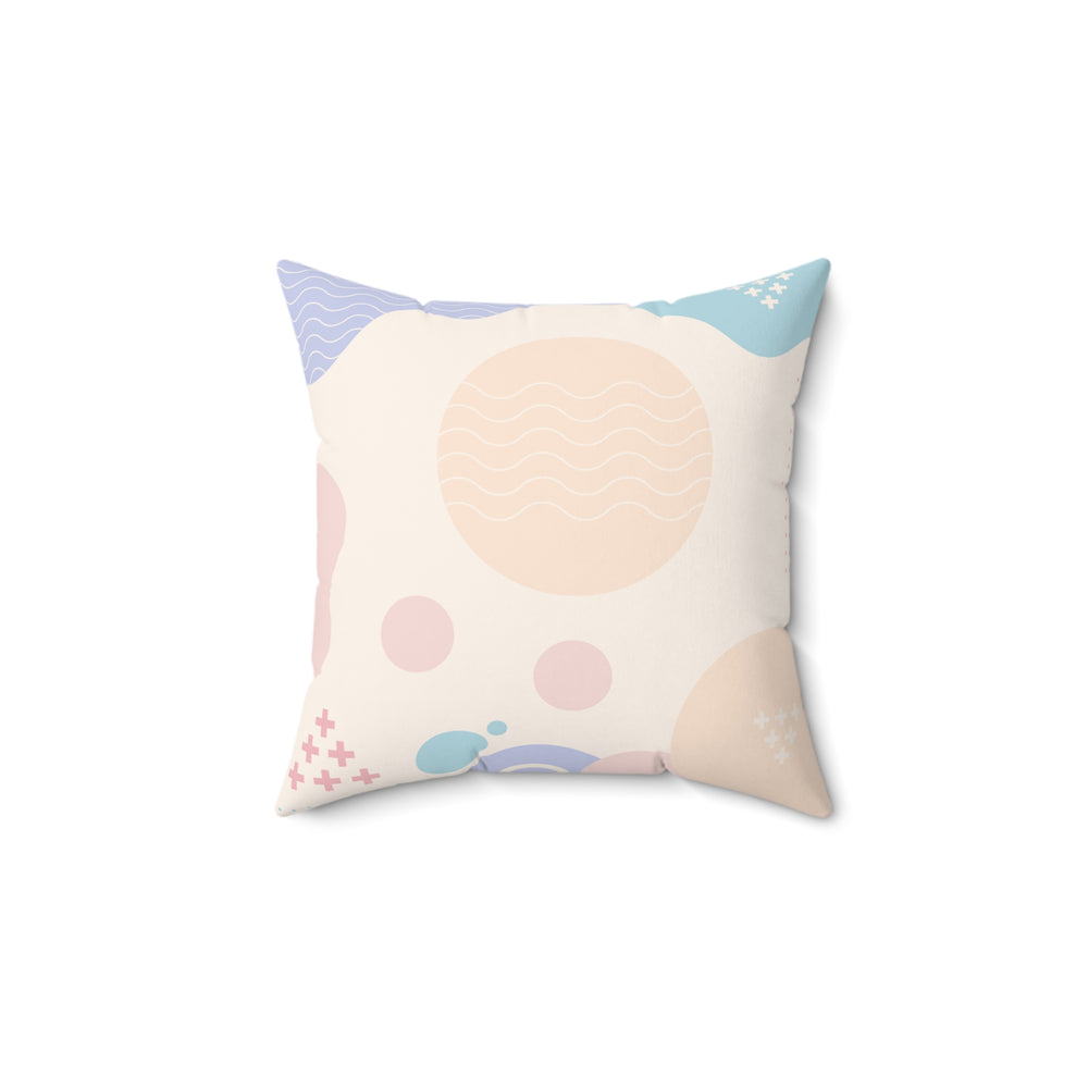 Abstract Shapes Minimal Square Pillow