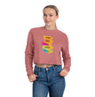 Clicquot Arrow "Follow Your Sun" Collection - Women's Cropped Sweatshirt