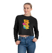 Clicquot Arrow "Follow Your Sun" Collection - Women's Cropped Sweatshirt