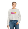 The Veuve Arrow - Women's Cropped Pullover - Limited Edition