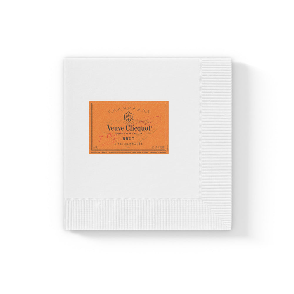 Veuve Clicquot Napkins High Quality Prints - 50pcs / 100pcs