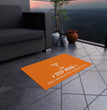 Outdoor Rug - Welcome Champagne Funny: Stylish & Durable