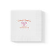 Veuve Clicquot Tennis Club -White Coined Napkins