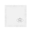 Prada Marfa White Coined Napkin