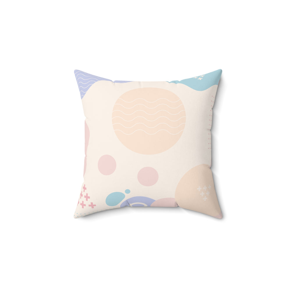 Abstract Shapes Minimal Square Pillow