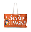 Champagne Weekender Bag - Oversized, Stylish, and Durable