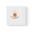 Veuve Clicquot Champagne - White Coined Napkins