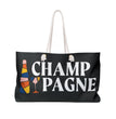 Champagne Weekender Bag - Oversized, Stylish, and Durable