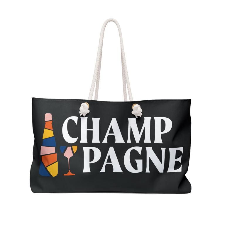 Champagne Weekender Bag - Oversized, Stylish, and Durable