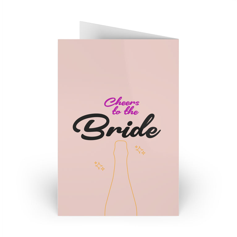 Personalized Bachelorette Greeting Cards - Fun Champagne