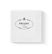 Prada Marfa White Coined Napkin