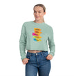 Clicquot Arrow "Follow Your Sun" Collection - Women's Cropped Sweatshirt