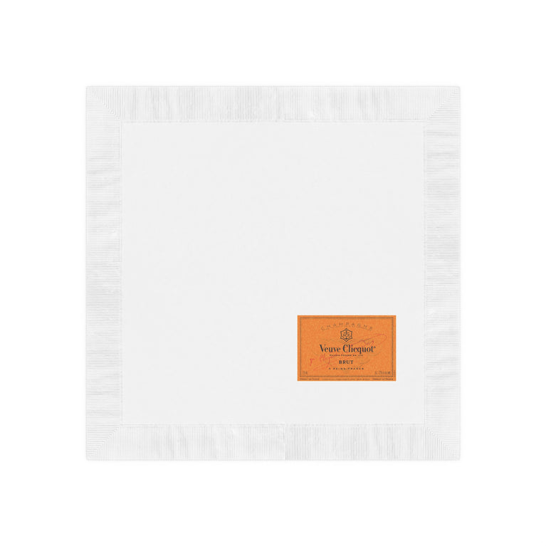 Veuve Clicquot Napkins High Quality Prints - 50pcs / 100pcs