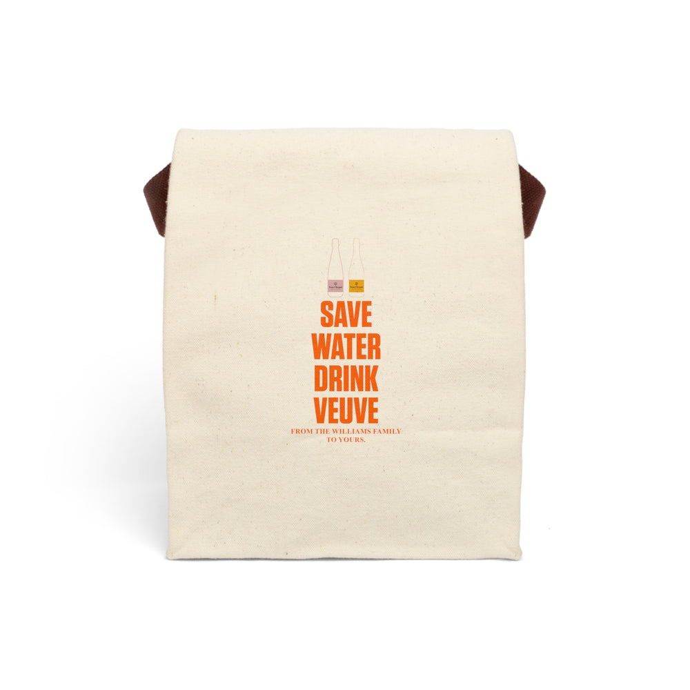 Save Water, Drink Veuve - Lunch Bag - Add Personalized Greetings