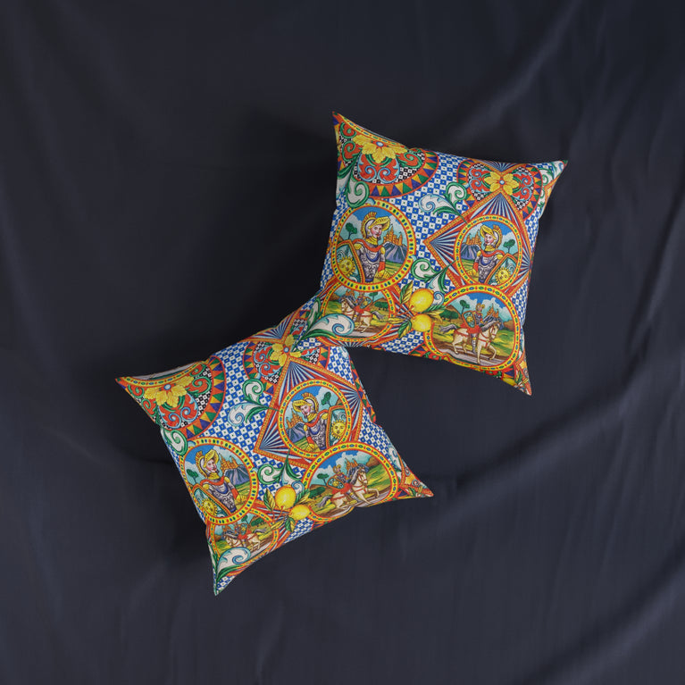 Dolce & Gabbana Inspired Square Pillow