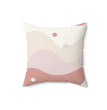 Cream Polka Square Pillow