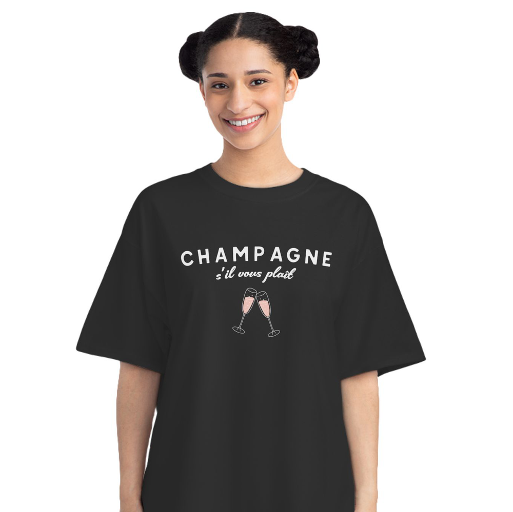 Champagne Please "s'il vous plait" - Womens Shirt